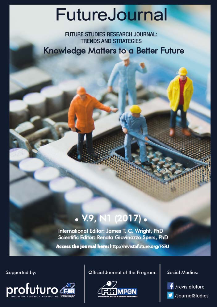 					View Vol. 9 No. 1 (2017): Future Studies Research Journal
				